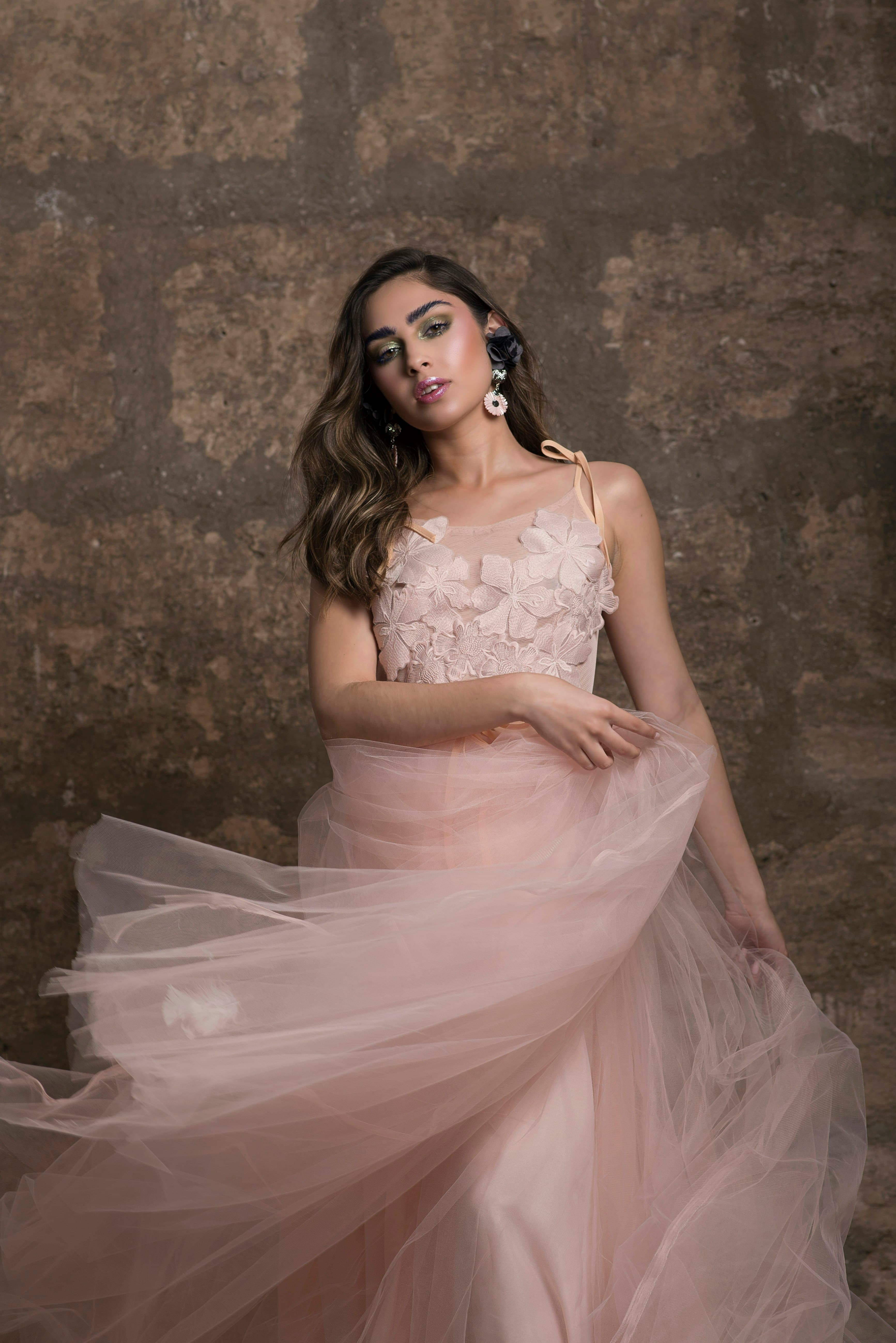 Vestido plateado sirena