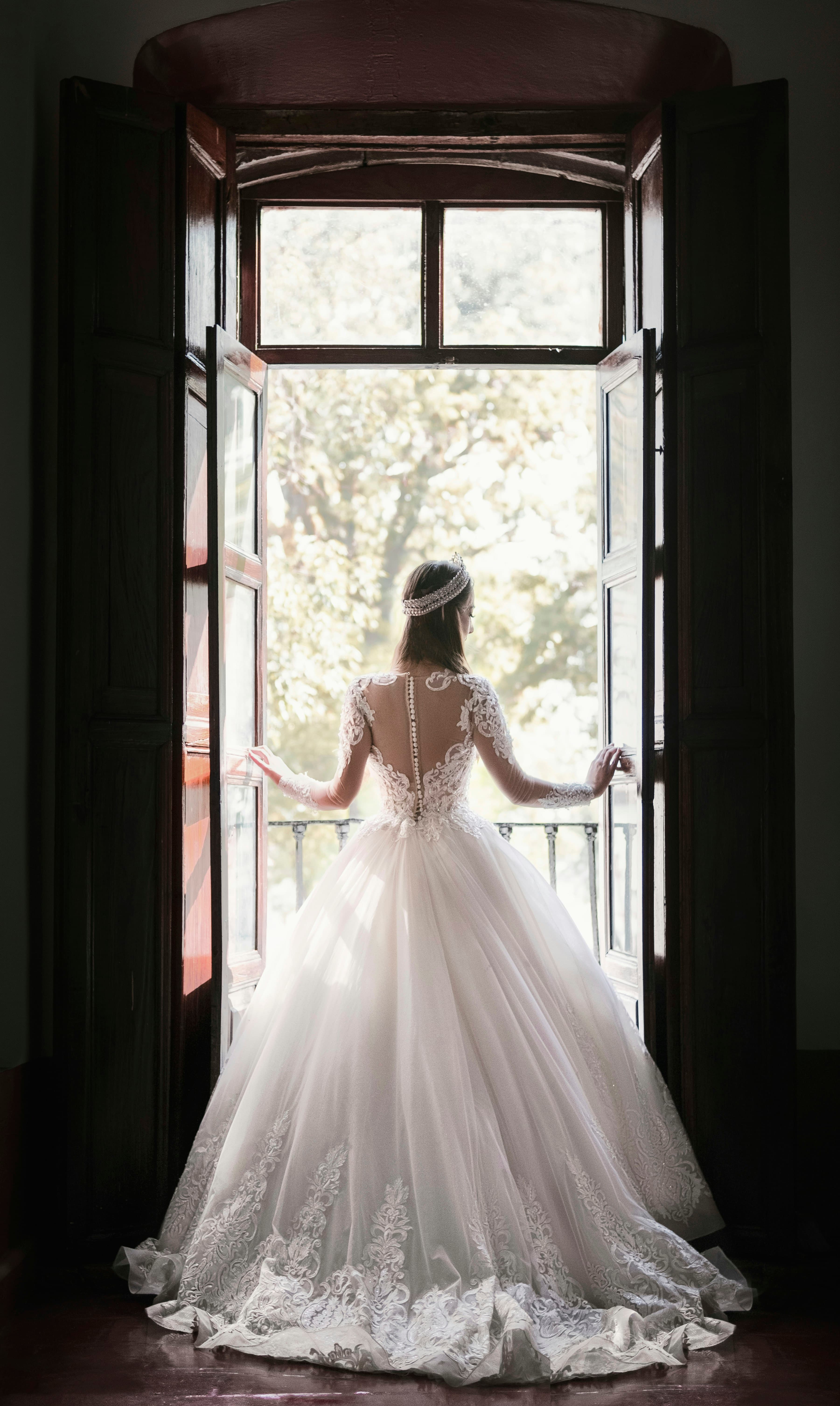 Vestido azul noche con brillos — espalda